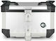 Coocase Mini Q Μπαγκαζιέρα Μοτοσυκλέτας Αλουμινίου 32lt Ασημί