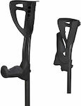 FDI Forearm Crutches Ergotech Black 1407903 1pcs