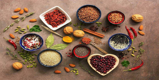 Dimcol Spices 248 Кухненско килимче за коридор с антиплъзгащо основа Multi 67x150εκ.