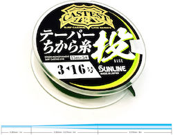 Sunline Castest Tapered Leader Fishing Line Transparent 75m / 0.285mm