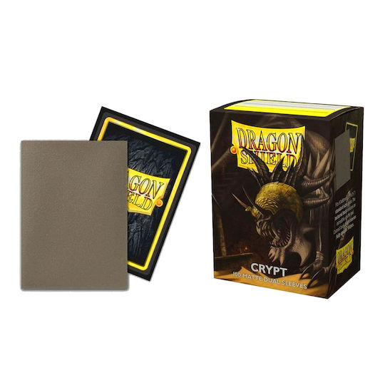 Dragon Shield Dragon Shield Матирани Ръкави За Карти Crypt Neonen Стандартен Размер 100 Бр Черни