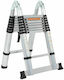 Vesta Telescopic Ladder Aluminum 16 of Steps with Maximum Height 5m