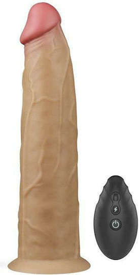 Lovetoy Dual Layered Ρεαλιστικός Δονητής με Απομακρυσμένο Έλεγχο Vibe with Rotation 9 23cm Flesh