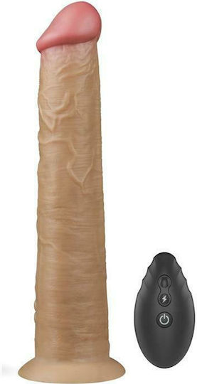 Lovetoy Dual Layered Ρεαλιστικός Δονητής με Απομακρυσμένο Έλεγχο Vibe with Rotation 10 25cm Flesh