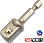 SKS Tools Adapter with Input HEX and Output 1/2''