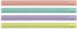 Milan Plastic Transparent Ruler