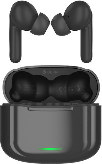 Devia Star E1 In-ear Bluetooth Handsfree Earphones with Charging Case Black