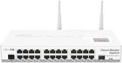 MikroTik CRS125-24G-1S-2HnD-IN Managed L3 Switch with 24 Gigabit (1Gbps) Ethernet Ports and 1 SFP Port