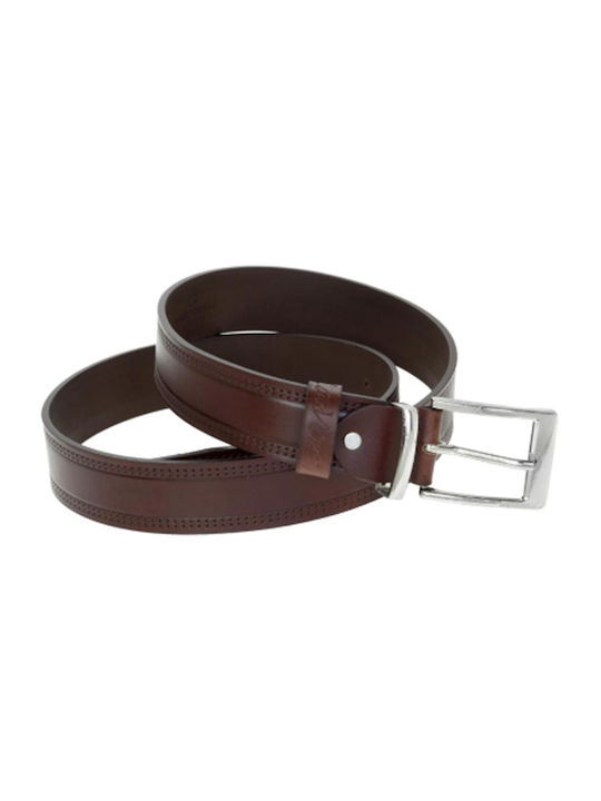 Lavor Men's Belt Leather Brown