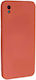 Bodycell Square Liquid Back Cover Silicone Red (Redmi 9A / 9ATRealme 9i)