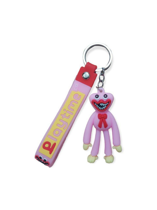 Poppy Playtime Kissy Missy Silicone Keychain 3D Pink (7cm)