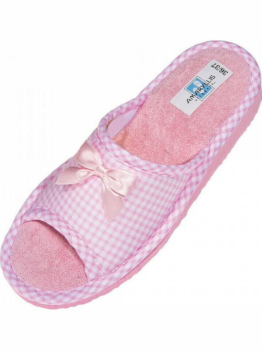 Amaryllis Slippers Δερμάτινες Χειμερινές Γυναικ...