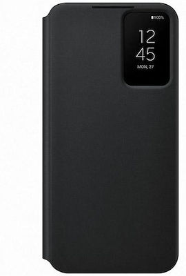 Samsung Smart Clear View Buchen Sie Kunststoff Schwarz (Galaxy S22+ 5G) EF-ZS906CBEGEW