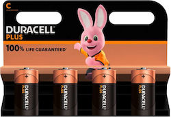 Duracell Plus C 1.5V Pack of 4