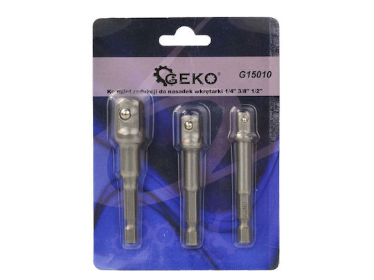 Geko Αντάπτορες HEX Σετ 3τμχ