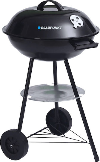 Blaupunkt Holzkohlegrill Kessel mit Deckel 41cmx41cm