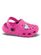 Cubanitas Pony Children's Beach Clogs Fuchsia