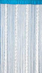 JK Home Decoration Plastic Door Curtain Blue 90x200cm 37600