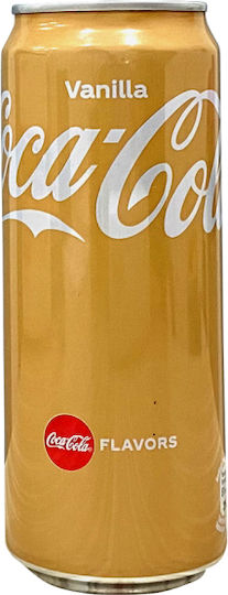 Coca-Cola Cola Vanilla με Ανθρακικό σε Κουτί 330ml