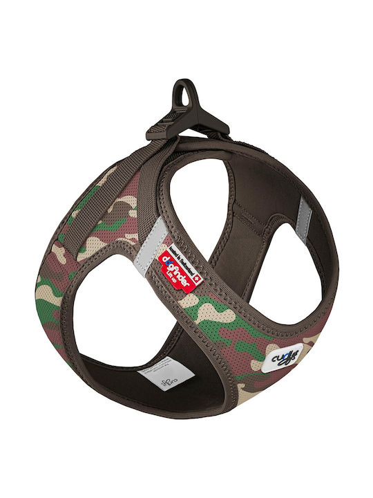 Curli Σαμαράκι Σκύλου Γιλέκο Clasp Air-Mesh Camo Πράσινο Small 38 - 43cm