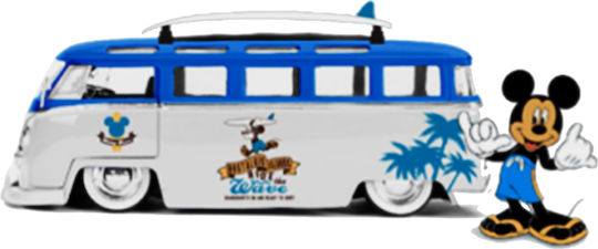Jada Toys Disney Mickey Mickey Furgonetă Vehicul Figurină în Scară 1:24