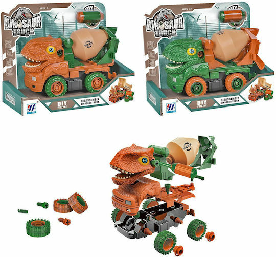 ToyMarkt Dinosaurs Dinosaur Concrete Mixer for 3+ Years (Various Designs) 1pc