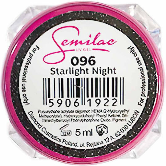 Semilac Gel Falsche Nagelgel 096 Starlight Night 5ml