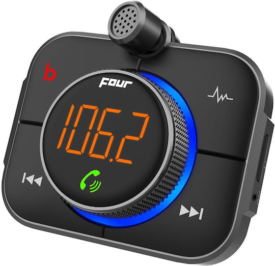 Four Connect FM Car Transmitter with Bluetooth