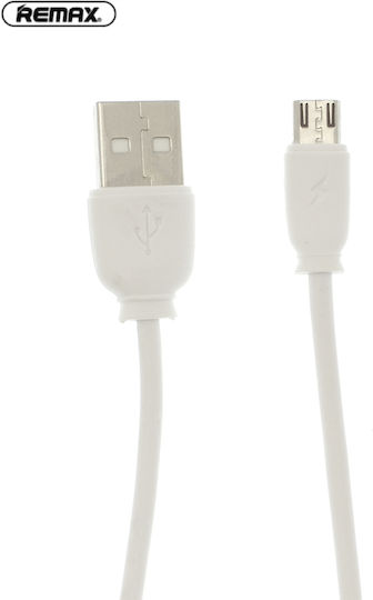 Remax RC-134m 1m Regular USB 2.0 to micro USB Cable White