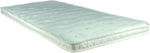 Achaia Strom Topper Top Silver Aloe Vera Semi-dublu Spumă Impregnat cu Aloe Vera 110x190x6buc