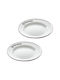 Petromax Plate Shallow Emaye White 2pcs