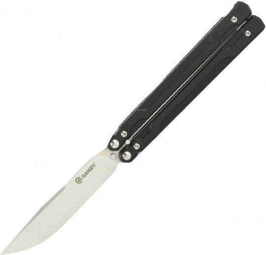 Ganzo Messer Schmetterling Schwarz
