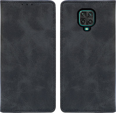 Sonique Vintage Portofel Piele artificială Negru (Redmi Note 9S / 9 Pro / 9 Pro Max - Redmi Note 9S / 9 Pro / 9 Pro Max)