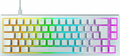 Xtrfy K5 Gaming Mechanical Keyboard 65% with Kailh Red switches and RGB lighting (English UK) White