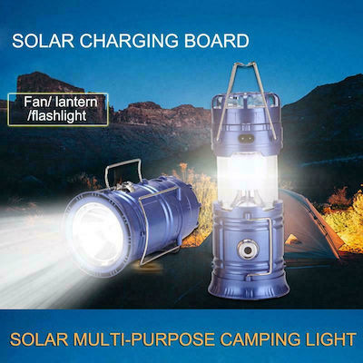 M-5806F Laterne LED Solar für Camping mit Taschenlampe