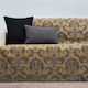 Cotone Victoria Three-Seater Sofa Throw Chenille 170x300cm Golden