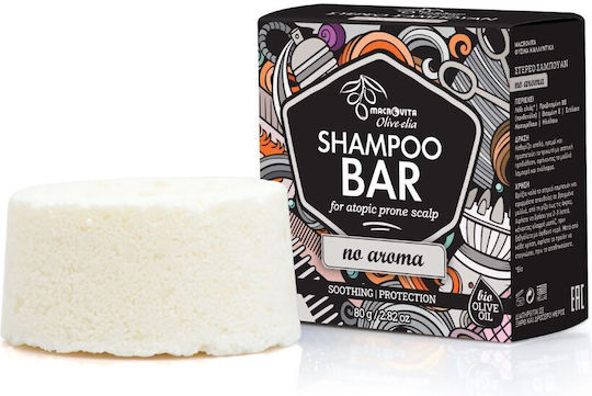 Macrovita Bar Στέρεο Σαμπουάν για το Ευαίσθητο Τριχωτό για Όλους τους Τύπους Μαλλιών 80gr