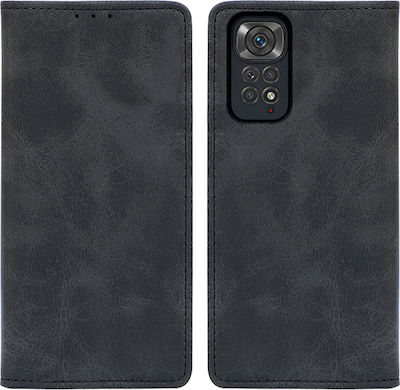 Sonique Vintage Portofel Piele artificială Negru (Redmi Note 11 / 11S 4G)