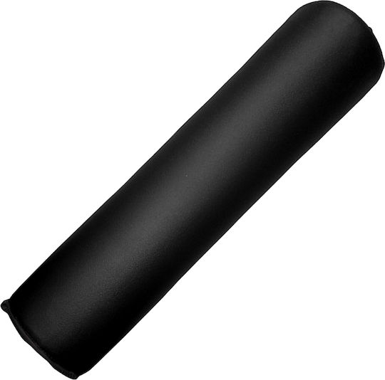 Medicin Ημικυλινδρικό Μαξιλάρι Αυχένα 64x14.5x8.5cm Μαύρο