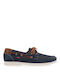 Callaghan Men's Leather Boat Shoes Blue
