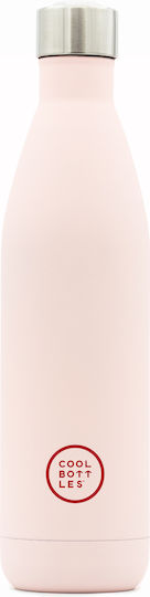 Cool Bottles Pastel Μπουκάλι Θερμός Ανοξείδωτο BPA Free 500ml Ροζ