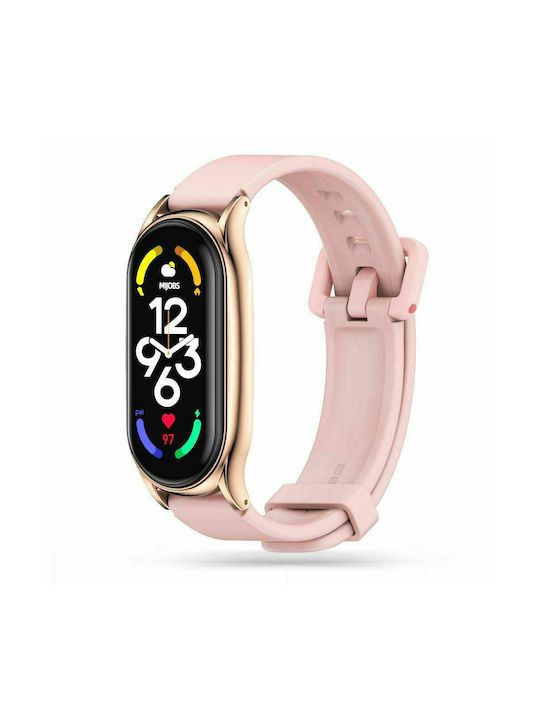 Tech-Protect Iconband Pro Armband Silikon Rosa (Smart Band 7)