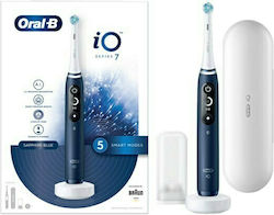 Oral-B IO Series 7 Electric Toothbrush with Timer, Pressure Sensor and Travel Case Sapphire Blue