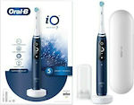 Oral-B IO Series 7 Periuță de dinți electrică cu cronometru, senzor de presiune și husă de călătorie Sapphire Blue