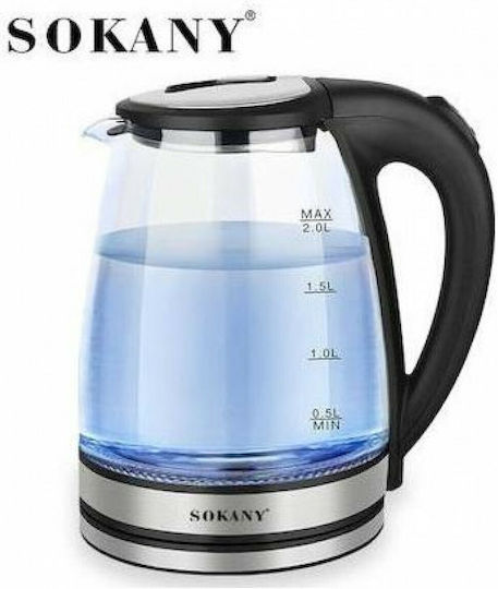 Sokany SK-1045 Fierbător 2lt 1500W Negru