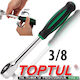 Toptul Ключове 60 Зъба с Каре 3/8"