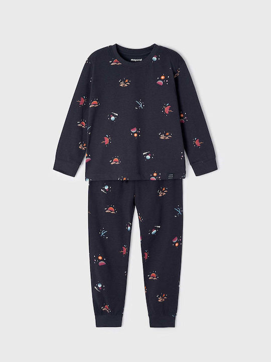 Mayoral Kids' Pajamas Winter Navy Blue Ecofriends