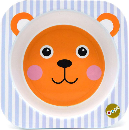 Oops Παιδικό Μπωλ Φαγητού Bear Πορτοκαλί