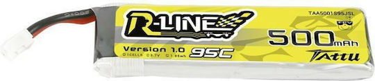 Tattu R-Line Батерия Li-Po 3.7V 500mAh 95C 1S за RC Превозно Средство 2 Бройки