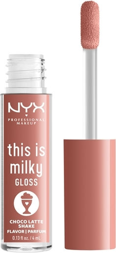 NYX Professional Makeup This Is Milky Lip Gloss 19 Choco Latte Shake 4ml